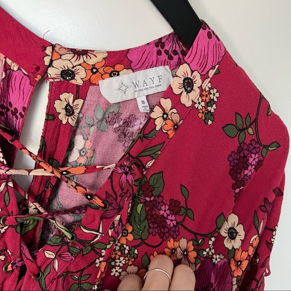 WAYF Floral Maxi Dress. Small - Picture 7 of 15